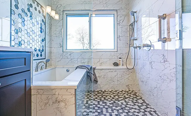 Bathroom renovations — project photograph by Kal Best Contractor