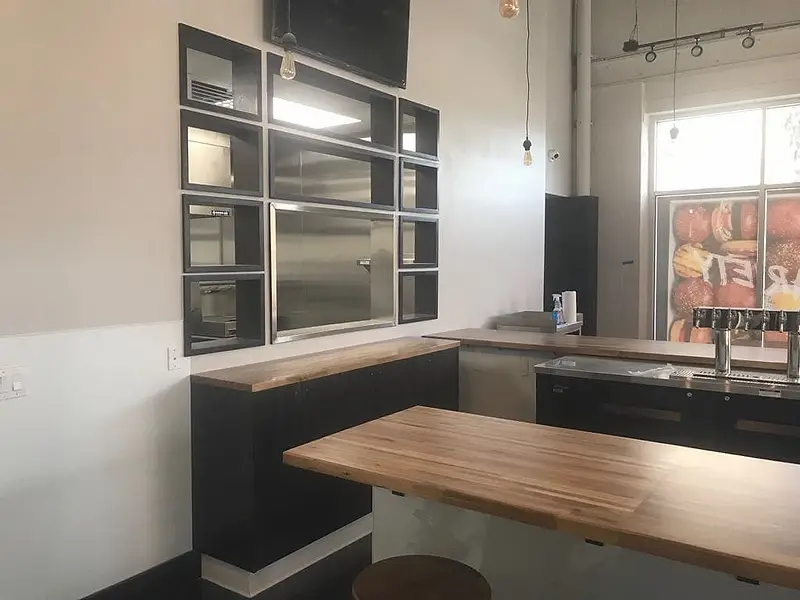 Burgerim — fast-casual restaurant build-out — project photograph by Kal Best Contractor