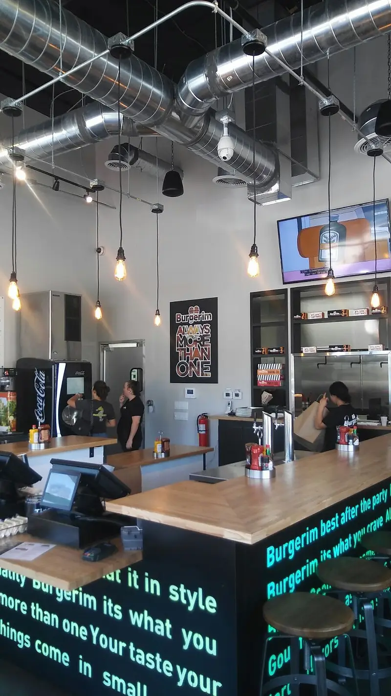 Burgerim — fast-casual restaurant build-out — project photograph by Kal Best Contractor
