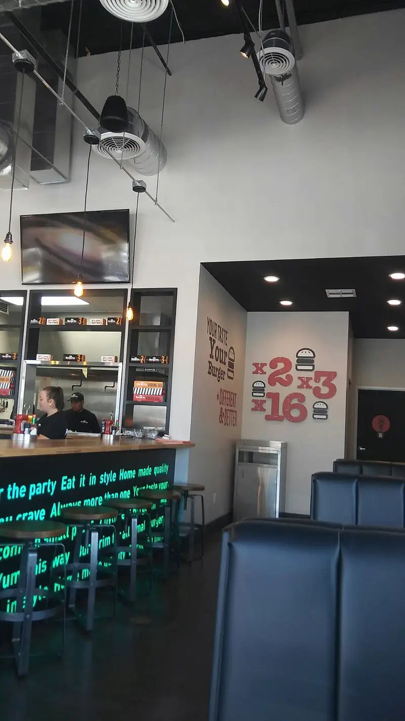 Burgerim — fast-casual restaurant build-out — project photograph by Kal Best Contractor