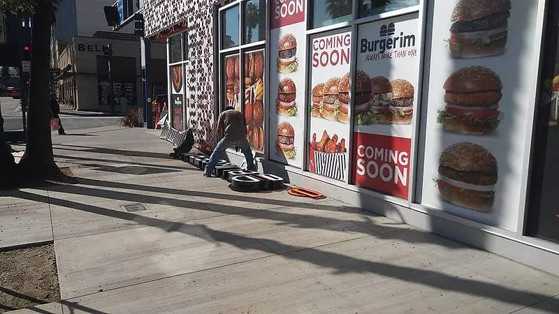 Burgerim — fast-casual restaurant build-out — project photograph by Kal Best Contractor