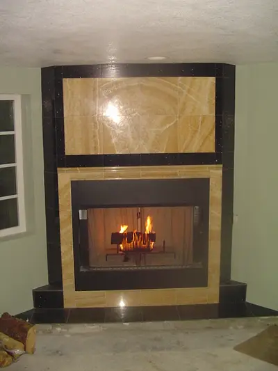 Chimneys and glass fireplaces — project photograph by Kal Best Contractor