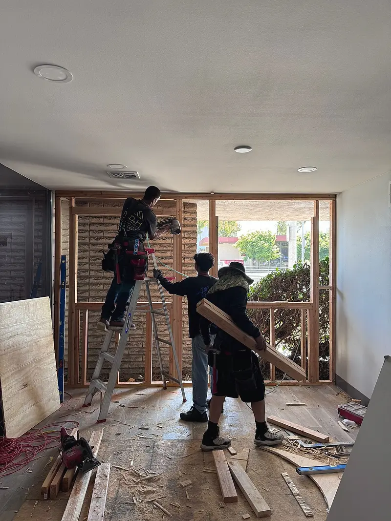 Commercial building renovations — project photograph by Kal Best Contractor