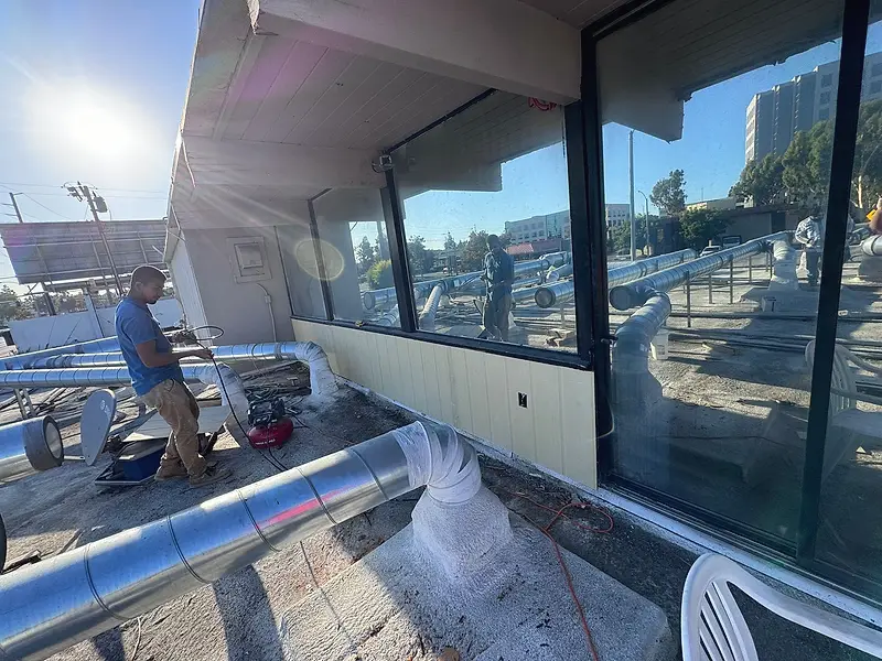 Commercial building renovations — project photograph by Kal Best Contractor