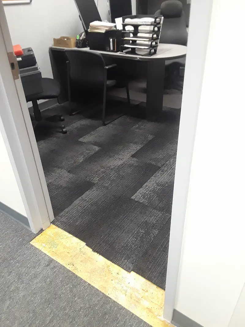 El Segundo Police Department flooring replacement — project photograph by Kal Best Contractor