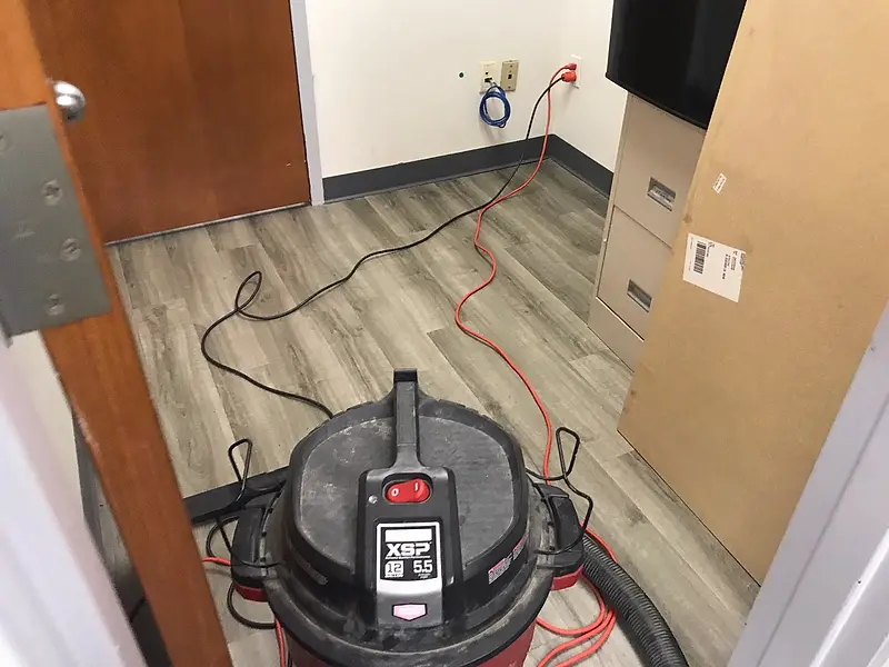 El Segundo Police Department flooring replacement — project photograph by Kal Best Contractor