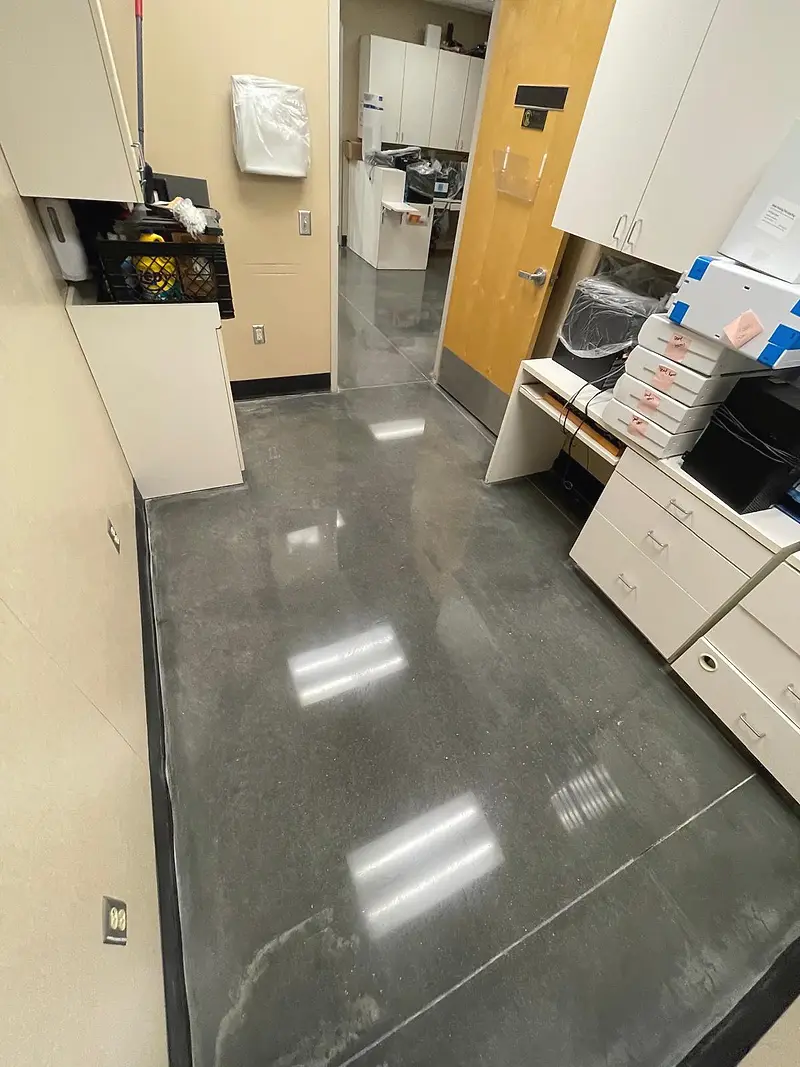 Epoxy floor coatings — project photograph by Kal Best Contractor