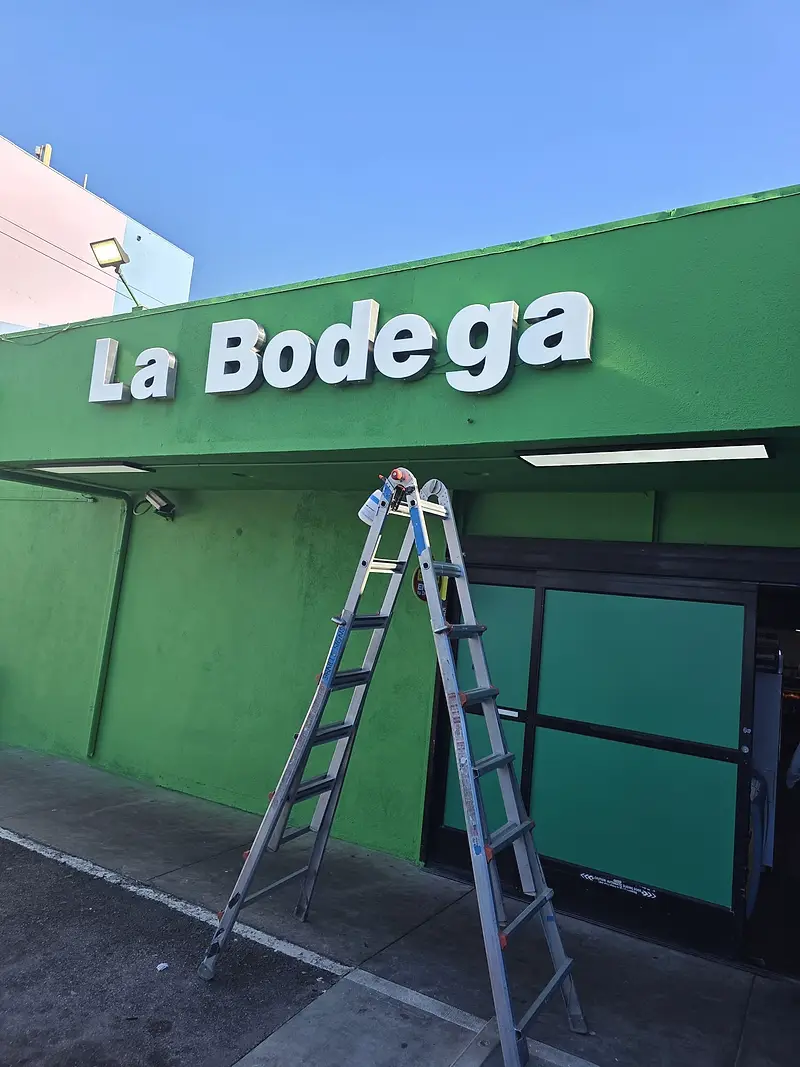 La Bodega — restaurant exterior and sitework — project photograph by Kal Best Contractor